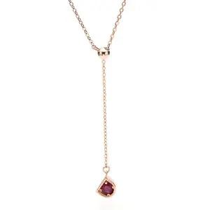 [도로시] 14k 센서빌D 탄생석 목걸이(천연석)_7월