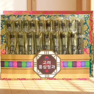 홍삼정과 한지바구니 선물세트(300g, 400g, 500g), 보자기 포장, 위생적 개별 진공포장으로 보관도 용이하고 드시기 간편해요, 달콤쫀득 건강간식, 설날 명절, 첫인사, 상견례
