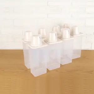 도어미니사각 1300ml 8개/잡곡통/쌀통/시리얼보관용기