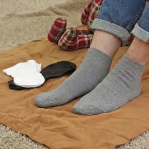면100 순면 무지 남성 발목양말 5켤레 학생 스니커즈 양말