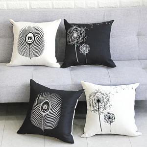 eden 공작 민들레 쿠션 의자 쇼파쿠션 솜포함