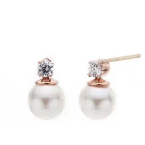 [도로시] 14k 클래시스 진주 귀걸이(아고야)