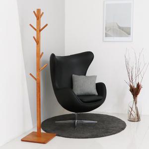 고무나무 사각받침 원목 스탠드 옷걸이_사각B