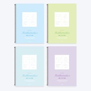 오피스존 P 3000 스프링 4분할수학노트 낱권 공책 연습장 오답노트