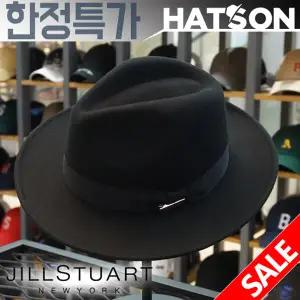 [햇츠온]J5JT301BK JILL STUART 브랜드 남성 여성 코디 핀포인트 보우 겨울 페도라 중절모 챙 울 모자 AD