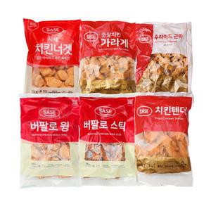 사세 BEST 버팔로윙 스틱(봉) 플러스 치킨텐더 근위튀김 1kg
