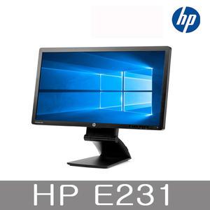 HP EliteDisplay E231 FULL-HD LED 와이드 보조 듀얼모니터/RGB DVI DP지원/피벗기능/CCTV