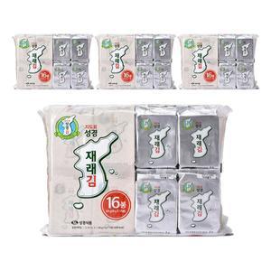 [성경김][본사운영] 지도표 성경김 재래식탁김4gx16봉x4개입(총64봉)