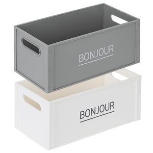 프랑코 레터링 바스켓3호 소품 바구니 정리함 수납함