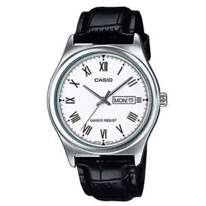 카시오 MTP-V006L-7B 남성 가죽 시계