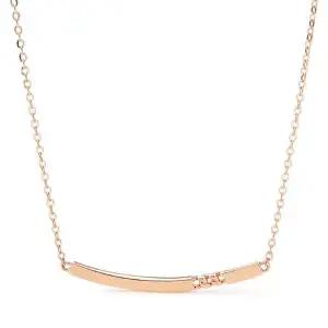 [도로시] 18k 픽스체인 스틱 목걸이