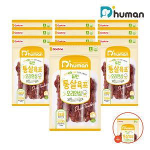 굽네듀먼 HACCP 강아지 국산육포 오리안심 10+1팩 사사미 져키 트릿 간식