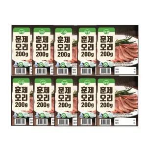 다향 훈제오리 200gX10팩
