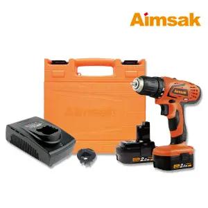 아임삭 AD314R 14.4V 드릴 드라이버 2.0Ah 배터리 2개