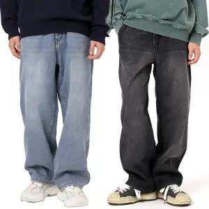 28~42 겨울 기모 본딩 청바지/남자/스판/밴딩/일자/남성/면바지/작업복/카고