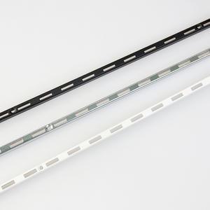 1줄 25피치 찬넬기둥 600~1200mm 크롬 화이트 블랙 찬넬선반 부속 벽선반 인테리어 드레스룸 매장 베란다 수납