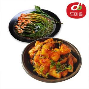 도미솔 박미희 총각김치 2kg+파김치 1kg