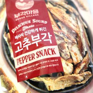 고추부각 60g x 20봉 1상자 무료배송 튀각 고추 부각마을 쪽빛누리