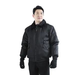 블랙 추동 작업복 유니폼 근무복 상의 항공점퍼 경비복 ITW-325