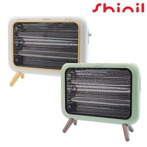 신일 레트로 카본 히터 SEH-CA1600(민트) 전기스토브 뉴트로 난방 전기난로 가정용 발난로 감성캠핑