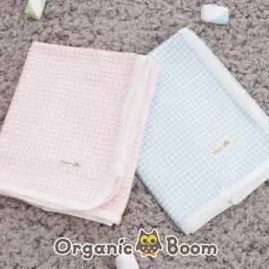 [오가닉붐][2만 무배]착한 유기농 체크 오가닉 조리원 속싸보 직사각형 속싸개(85X105)