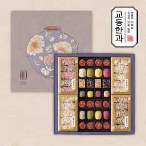 [롯데백화점]낭만푸드 교동한과 덩더쿵 세트(2단,전통식품명인)