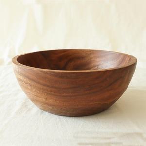 아카시아 나무 그릇 우드볼 샐러드볼 높은보울L