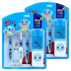 페리오 키즈 양치세트, 3단계, 꼬부기, 2개