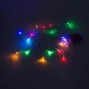 [클레이피아]디폼블럭 8mm 건전지식 LED전구 10구