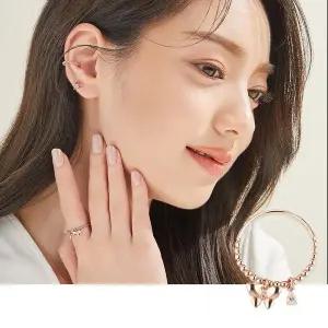 [도로시] 14k 아이레 나비 티어 드롭 볼반지