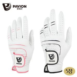 파비온 물세탁 가능한 극세사 남녀 왼손 골프장갑 5장