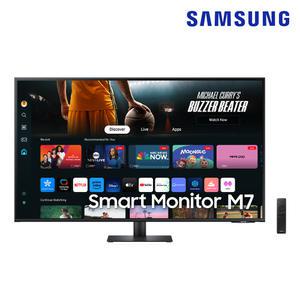 삼성전자 M7 43인치 스마트모니터 UHD 4K S43DM700 IPTV 게이밍허브 넷플릭스 유튜브 티빙 OTT 삼탠바이미