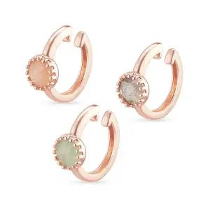 [도로시] 14K 아트랑 네츄럴 스톤 퓨어 이어커프(천연석)(3type)