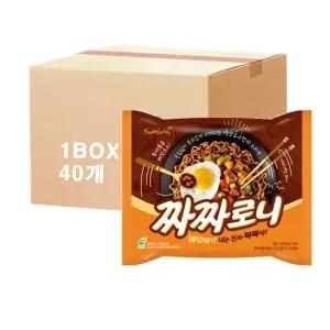 삼양식품 짜짜로니 140g 40개 멀티 봉지라면 한박스