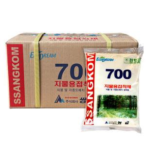 쌍곰 지물용접착제700 도배본드 800g 1박스(20봉)