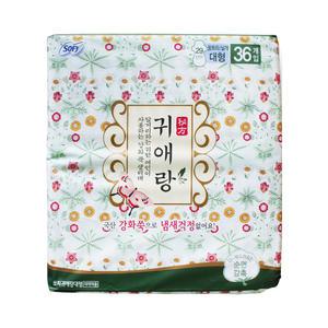 엘지 쏘피 귀애랑 생리대 울트라 날개 대형 36개입 1개