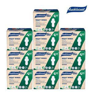 뷰코셋 NEW 유기농 순면 생리대 오버나이트 나이트윙 9P 10팩