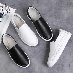 [오노마] ONM 2컬러 여성 소가죽 슬립온 민자 스니커즈 (S9206433)