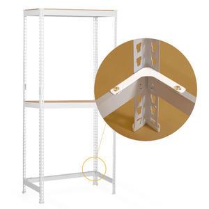 스피드랙 L형 플레이트 부속 2개입 기둥 밀림 방지 안전 부속