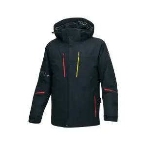 파이오니어 스키복 보드복 방풍 방수 후드탈부착 집업 패딩 점퍼 자켓 블랙 FZ830-1