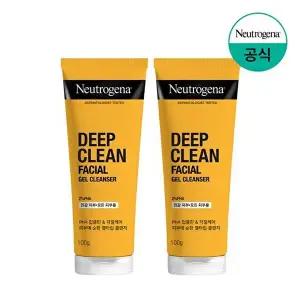 [뉴트로지나]뉴트로지나 딥클린 훼이셜 클렌저 100ml x2