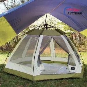 [NS홈쇼핑]카키넷 원터치 텐트 특대형/그늘막텐트/피크닉/돔텐트/팝업텐트/자동텐트/대형텐트/모기장/..