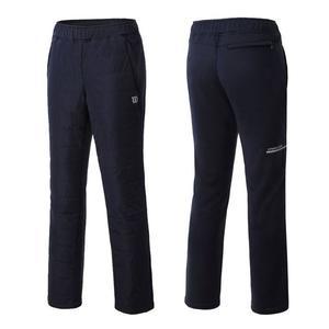 [윌슨] 남성 여성 겨울 기모 방한 패딩 운동복 골프 바지 네이비..