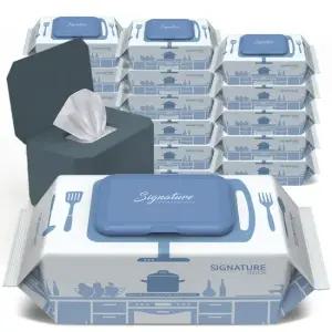 시그니처 행주물티슈 70매18팩+전용 케이스 1개