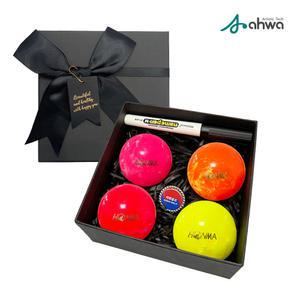 혼마파크골프공 선물세트 마블2볼 공4개+네임펜+볼마커