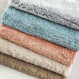 [까사엘]르네 샤기 발 매트 욕실 주방 현관 용 오트밀 인핑크 민트 브라운 그레이 70x40 120x40 90x60