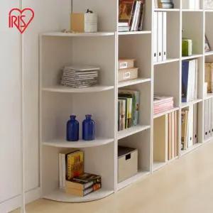 아이리스 3단 화이트 코너 수납장/공간박스/책장/진열장 CX-3C