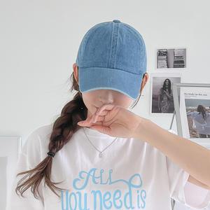 핏좋은 데일리 데님 내츄럴 캐주얼 남녀공용 야구모자 볼캡