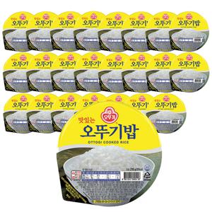 맛있는 오뚜기밥 210g 흰쌀밥 24개