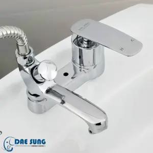 국산 세면대 수전 (DS4600) 대성금속 세면기 샤워 겸용 수도꼭지 2홀 3홀 투홀 세면 4인치 국내산